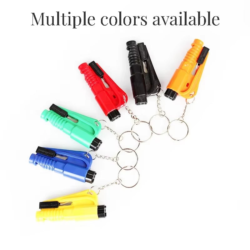 Safety Hammer with Rescue Whistle, Car Escape Tool,2-In-1 Window Breaker Seatbelt Cutter, Compact Emergency Escape Tool for Car