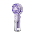 Portable Fan Mini Handheld Humidifier Fan USB Rechargeable Portable Handheld Mist Fan with Humidifier Mini Water Spray Hand Fans