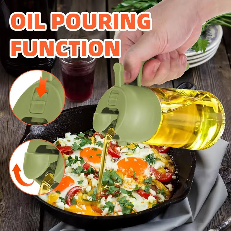 2 in 1 Oil Spray And Pour