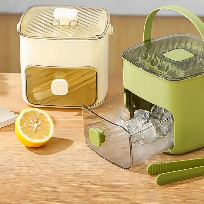 Hot!Food Grade 48 Grid Double Layer Ice Cube Tray Reusable Leak Proof Ice Mold for Home Bar Cocktail Use