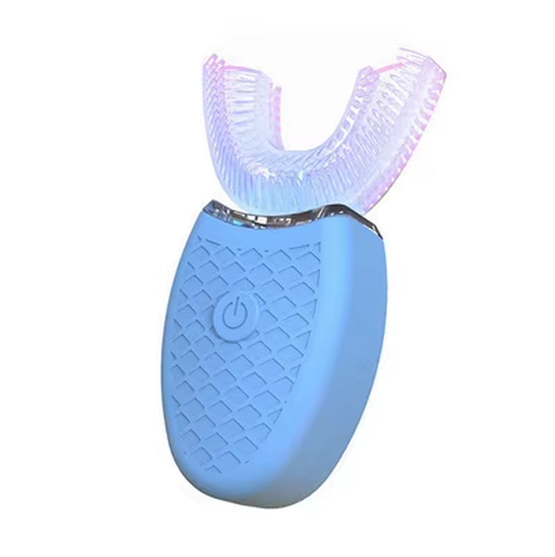Electric Toothbrush for Adult Automatic USB Charge U-Shaped Sonic Wave Toothbrush 360 Degrees Intelligent Rechargeable Toothbrus