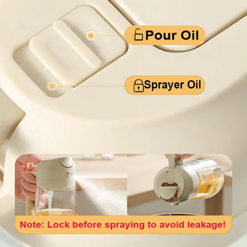 2 in 1 Oil Spray And Pour